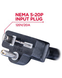 CyberPower PR2000RT2UN Smart App Sinewave UPS System, 2000VA/2000W, 8 Outlets, 2U Rack/Tower, Rmcard205 Pre-Installed