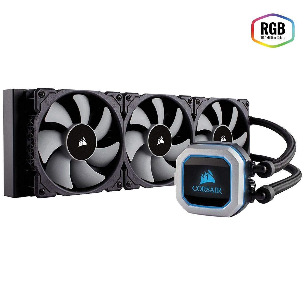 CORSAIR HYDRO Series H100i PRO RGB AIO Liquid CPU Cooler,
