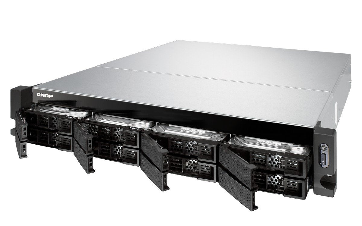 QNAP TS-873U-RP-16G-US 2U 8-Bay NAS/iSCSI IP-SAN, 10GbE, Redundant PSU