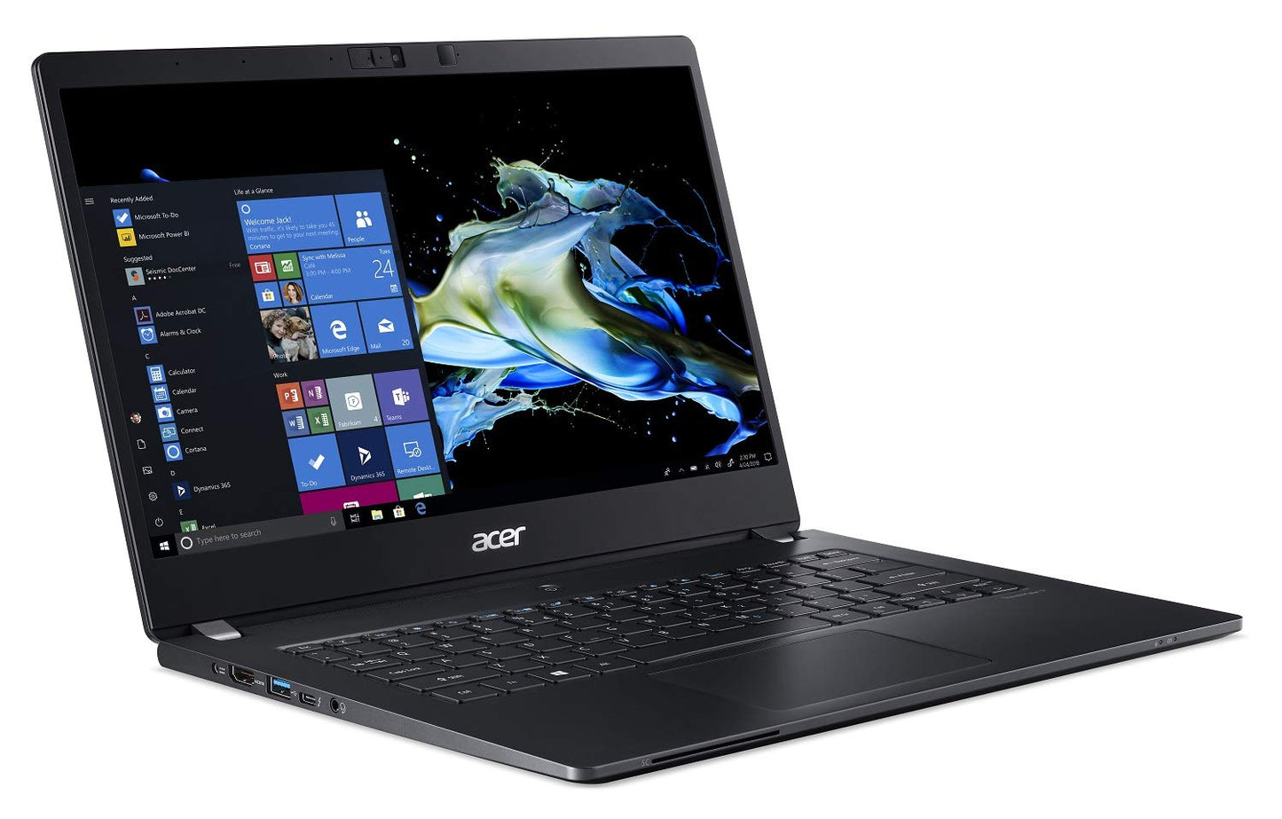 Acer TravelMate P6 TMP614-51-54MK, 14" Full HD IPS, 8th Gen Intel Core i5-8265U, 8GB DDR4, 256GB SSD, Acer Bio-Protection Fingerprint Reader, TPM 2.0, Windows 10 Professional