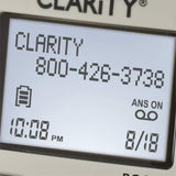 CLARITY PRODUCTS 53704.1 6.0 Amplified/Low Vision Cordless Phone with CID Display