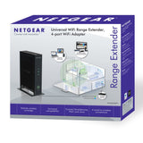 NETGEAR N300 Wi-Fi Range Extender - Desktop Version with 4-Ports (WN2000RPT)