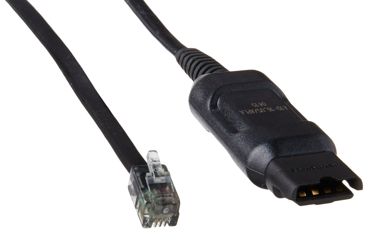 Plantronics 66268-03 A10 Audio Cable Adapter Landline Telephone Accessory