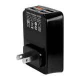 ARCTIC Home 4500 USB Portable Wall Charger, 4-Port 4.5A Total Output, Fast-Charge, US Plug, Black