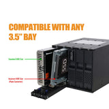 ICY DOCK 2.5" to 3.5" SSD/HDD Mounting Adapter Comparable to Adaptadrive Mac SAS/SATA Hard Drive Tray Kit (MB482SP-3B)