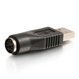 C2G 27277 USB Male to PS/2 Female Adapter, Black