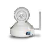 Securityman IPCAM-SD DIY Wireless/Wired IP Camera with H.264, SD Recorder, Night Vision, PTZ, 2-Way Audio - White