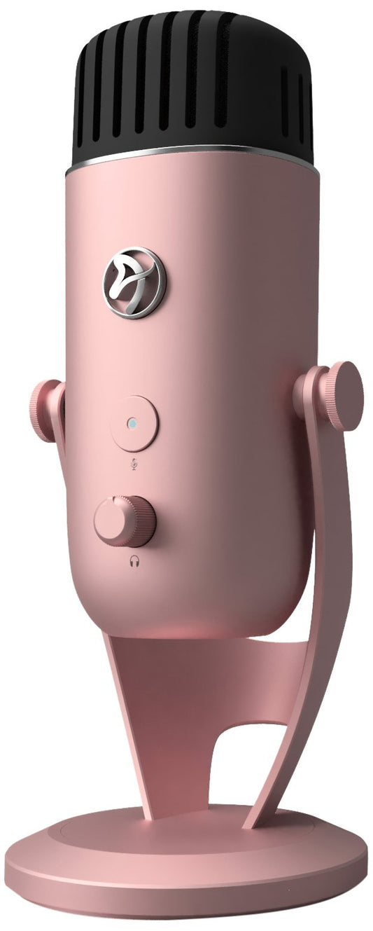 Arozzi Colonna USB Microphone for Streaming and Gaming - Rose Gold