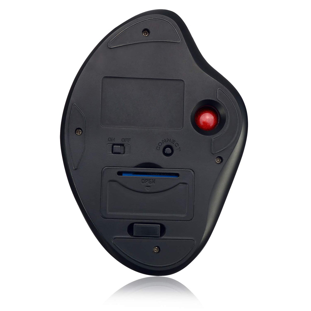 Adesso iMouse T30 Wireless Ergonomic Thumb Trackball Mouse with Nano USB Receiver, Programmable 7 Button Design, and 5 Level DPI Switch