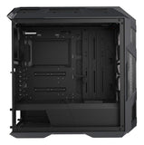 Cooler Master MasterCase H500M ATX Mid-Tower w/ 4X Side Tempered Glass Panels, Type-C I/O Panel, 2X Vertical GPU Card PCI Slots & 2X 200mm ARGB Fans w/ARGB Controller