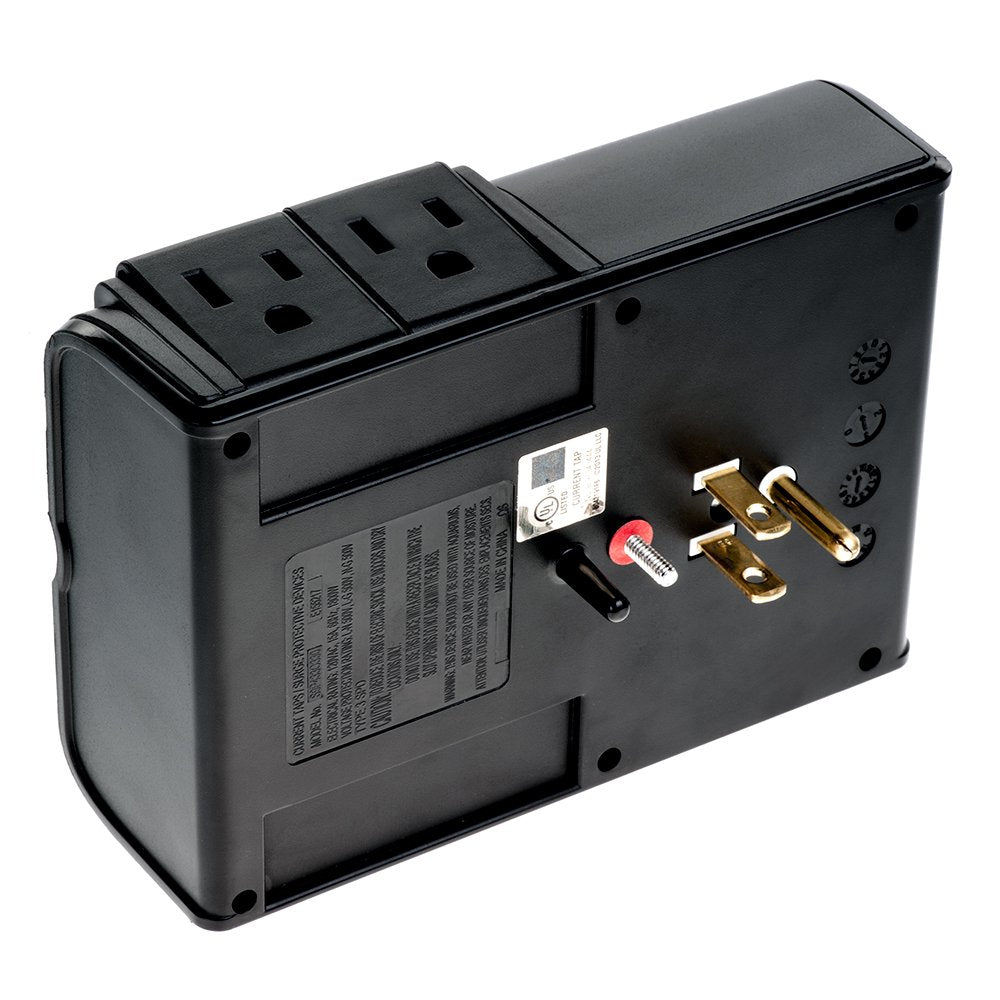 Blue Diamond 36889 4-Outlets; 2USB-Ports Defend Flex Plus-Surge Protector and USB Charging Station