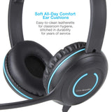 Cyber Acoustics USB Stereo Headset with Headphones and Noise Cancelling Microphone for PCs and Other USB Devices (AC-5008)\