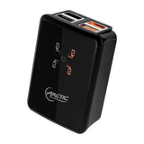 ARCTIC Home 4500 USB Portable Wall Charger, 4-Port 4.5A Total Output, Fast-Charge, US Plug, Black