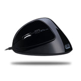 Adesso Imouse E7 - Ergonomic Mouse for Left Hand, with Cable, Programmable Functions, and Adjustable Weight