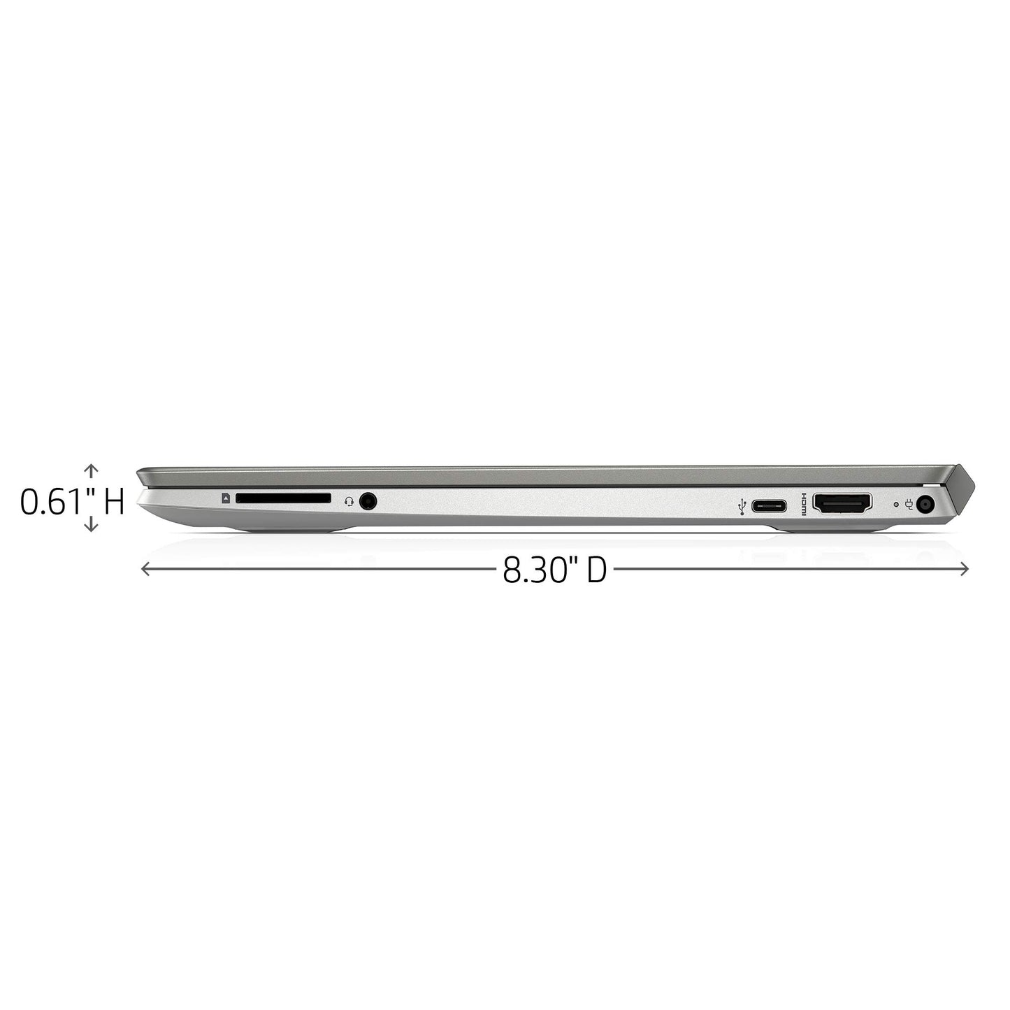 HP Pavilion 13-inch Light and Thin Laptop Intel Core i5-8265U Processor, 8 GB SDRAM Memory, 256 GB Solid-State Drive, Windows 10 (13-an0010nr, Mineral Silver)