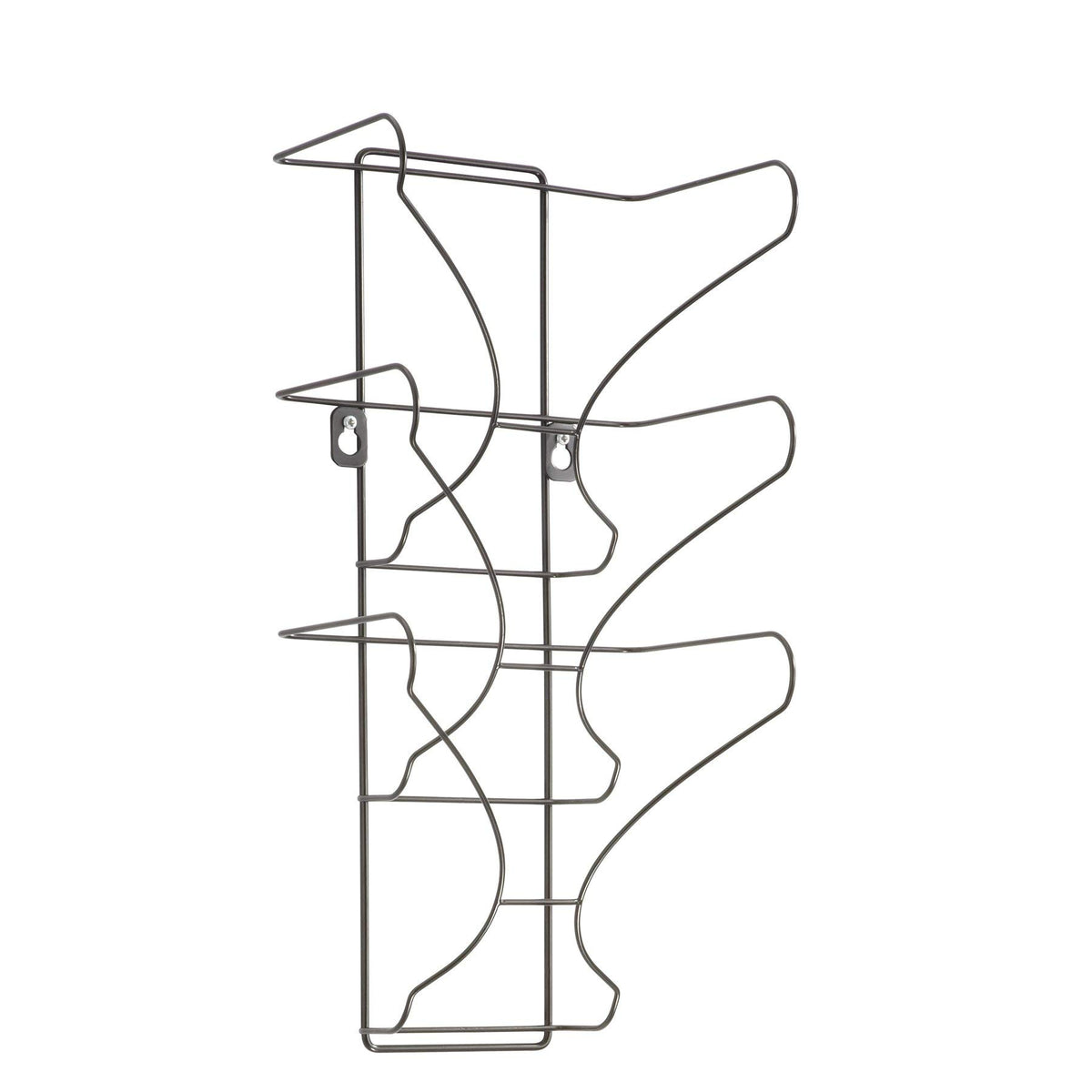 Safco Products 3 Pocket Wire Wall Display, Black