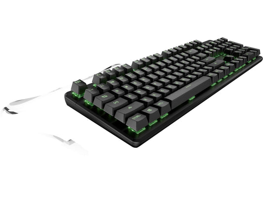 HP Pavilion Wired USB Mechanical Gaming Keyboard 500 Red Switches LED backlighting Anti-Ghosting W/N-Key Media Keys 2-Way Adjustable Legs