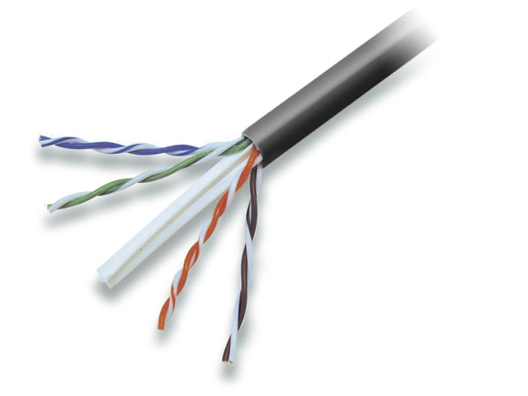 Network Cable - Bare Wire - Bare Wire - 1000 Ft - Utp ( Cat 6 ) - Black