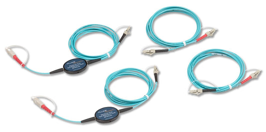 Fluke Networks MRC-50EFC-SCFCKIT Encircled Flux Compliant Test Reference Cord Kit for Testing 50 µm FC Terminated Fibers, 2 SC/FC, 2 FC/FC