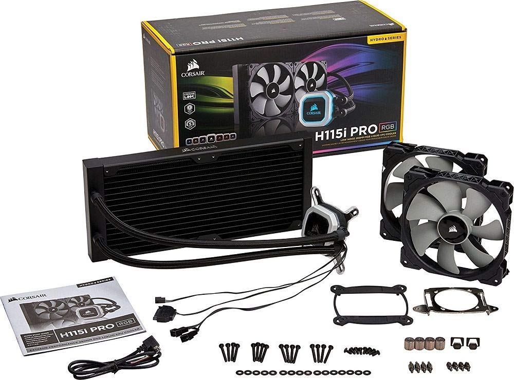 Corsair Hydro Series H115i Extreme Performance Liquid CPU Cooler CW-9060027-WW