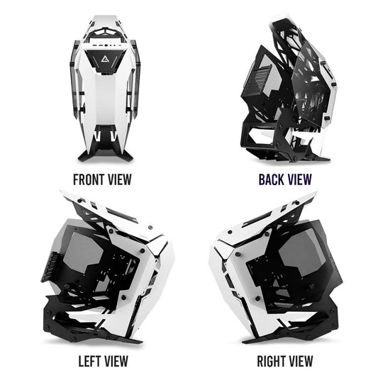 Antec Torque White/Black Aluminum ATX Mid Tower Computer Case/Winner of iF Design Award 2019