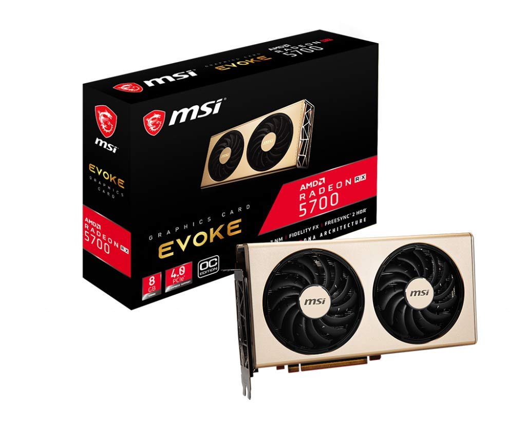 MSI Gaming Radeon RX 5700 Boost Clock: 1750 MHz 256-bit 8GB GDDR6 DP/HDMI