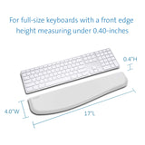 Kensington ErgoSoft Wrist Rest for Slim Keyboards, Grey (K50434WW)