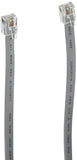 C2G 09599 RJ12 Modular Telephone Cable, Silver (14 Feet, 4.26 Meters)