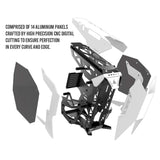 Antec Torque White/Black Aluminum ATX Mid Tower Computer Case/Winner of iF Design Award 2019
