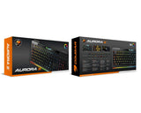 COUGAR KB Aurora S Gaming KB w Carbon Fiber Multi-Color LED Backlight Retail
