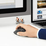 Logitech M720 Triathalon Multi-Device Wireless Mouse - Easily Move Text, Images and Files Between 3 Windows and Apple Mac Computers Paired with Bluetooth or USB, Hyper-Fast Scrolling, Black
