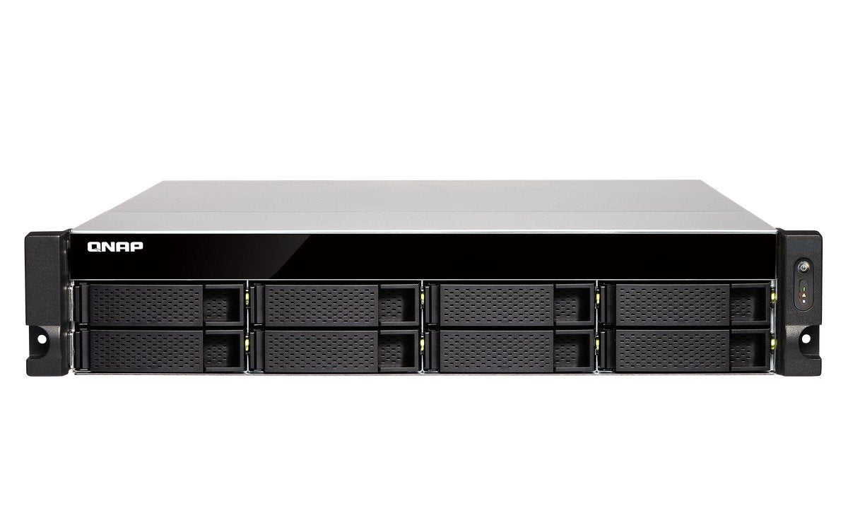 QNAP TS-873U-RP-16G-US 2U 8-Bay NAS/iSCSI IP-SAN, 10GbE, Redundant PSU