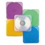 Verbatim CD/DVD Color TRIMpak Cases - 10pk, Assorted