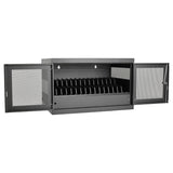 Tripp Lite 16-Port AC Charging Storage Station Cabinet for Chromebooks, Laptops and Tablets, 17-Inch Depth, Wall Mount and Cart Options (CSC16AC)