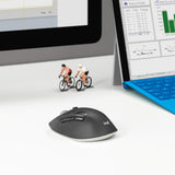 Logitech M720 Triathalon Multi-Device Wireless Mouse - Easily Move Text, Images and Files Between 3 Windows and Apple Mac Computers Paired with Bluetooth or USB, Hyper-Fast Scrolling, Black