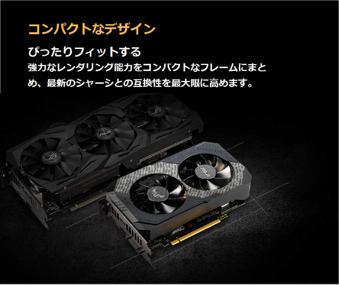 ASUS TUF Gaming GeForce GTX 1660Ti Overclocked 6GB Dual-Fan Edition HDMI DP DVI Gaming Graphics Card (TUF-GTX1660TI-O6G-Gaming)