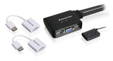IOGEAR GCS22DPKIT Iogear 2-Port VGA and DisplayPort KVM Switch Kit,