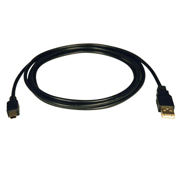 Tripp Lite U030-006 USB 2.0 A to 5-Pin Mini B Gold Cable, 6-Feet