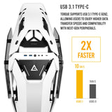 Antec Torque White/Black Aluminum ATX Mid Tower Computer Case/Winner of iF Design Award 2019