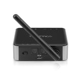 Aluratek ABC53F Bluetooth Audio Receiver and Transmitter with Bluetooth 5 (Stream up to 300 feet), AUX , RCA and Optical Connections Supported, Low Latency, aptX, Wireless Audio TV to Headphones