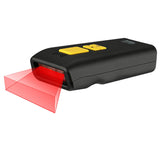 NuScan 3500TB - Portable Commercial 2D Wireless Barcode Scanner with Detachable Magnetic Cable, Antimicrobial, CCD Sensor, with Bluetooth for POS, Smartphones, and Tablets