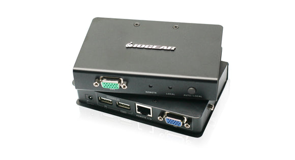 IOGEAR USB 2.0 VGA KVM Console Extender Up to 500 Feet, GCE500U