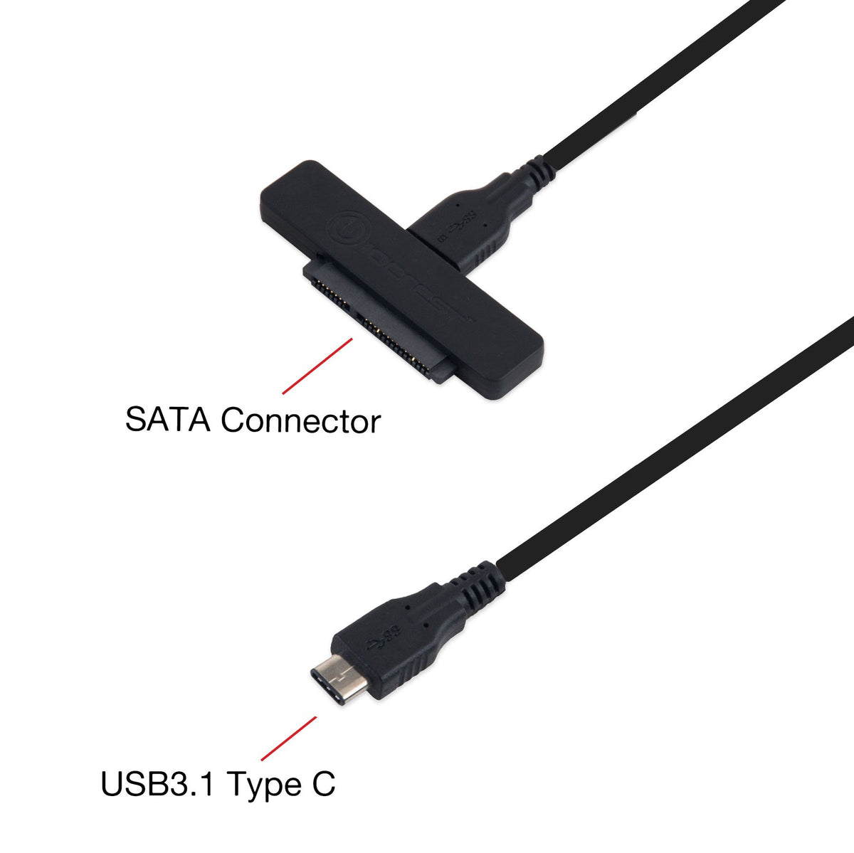 IOCrest Type-C USB3.1 to SATA6G Controller Adapter for 2.5-Inch Hard Drives