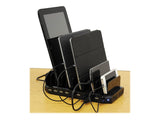 TRIPP LITE 10-Port USB Charging Station Dock with Storage Slots for Tablet iPhone iPad & Laptops (U280-010-ST)