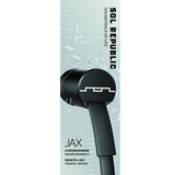 Sol Republic 1112-31 JAX In-Ear Headphones with 1-Button Mic and Music Control-Black