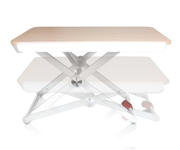 Aluratek Adjustable Ergonomic Standing Desk, Supports MacBook Pro, MacBook Air, Chromebook, Ultrabook, Netbooks, Tablets, Surface, and All laptops up to 17 inches (ASD17F)