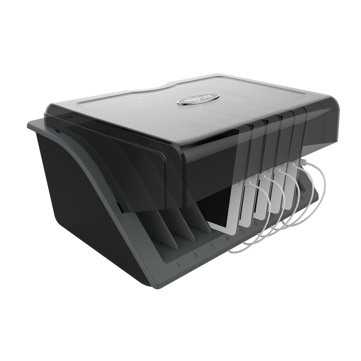 Tripp Lite 10-Device USB Desktop Charging Station Locking for Tablets Laptops E-Readers 5V 2.4A Per Port (CSD1006USB)