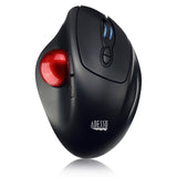 Adesso iMouse T30 Wireless Ergonomic Thumb Trackball Mouse with Nano USB Receiver, Programmable 7 Button Design, and 5 Level DPI Switch