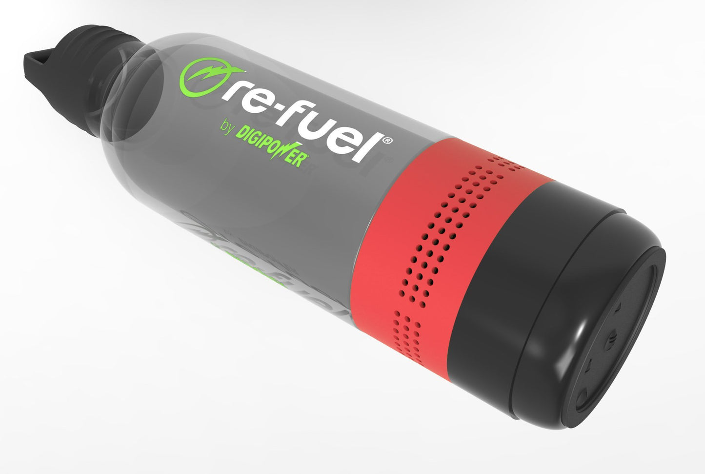 2-in1 Bluetooth Speaker and BPA Free Water Bottle with MP3/WAV & Micro SD Card Support (Red)