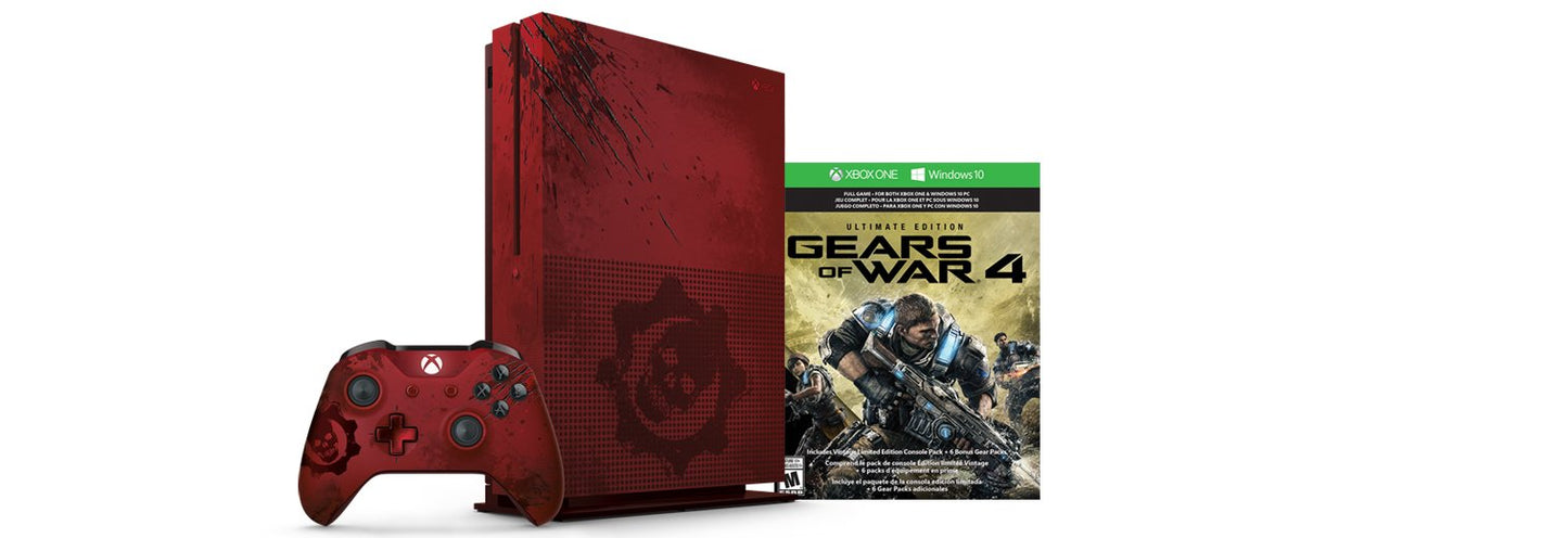 Xbox One S 2TB Limited Edition Console - Gears of War 4 Bundle [Discontinued]